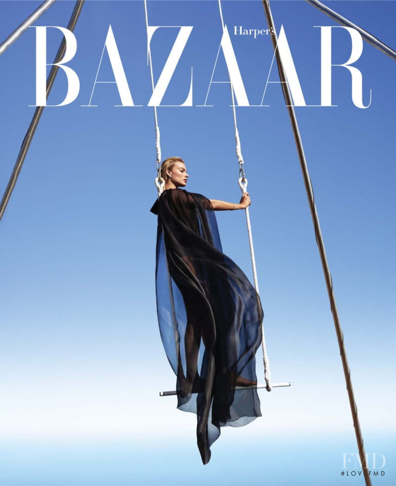 Margot Robbie featured on the Harper\'s Bazaar USA cover from December 2018
