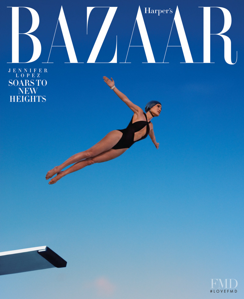 Jennifer Lopez featured on the Harper\'s Bazaar USA cover from February 2019