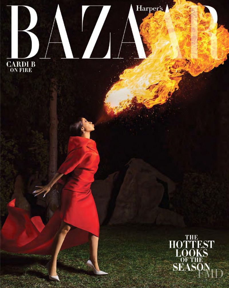  featured on the Harper\'s Bazaar USA cover from March 2019