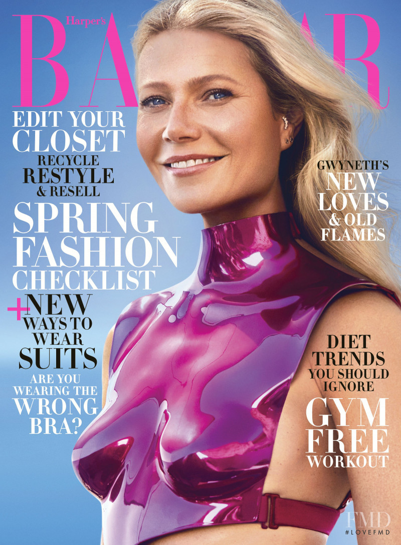 Gwyneth Paltrow featured on the Harper\'s Bazaar USA cover from February 2020