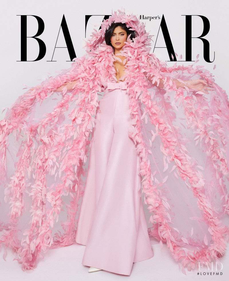Kylie Jenner featured on the Harper\'s Bazaar USA cover from March 2020