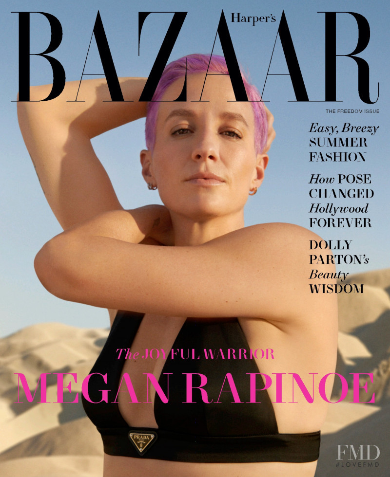  featured on the Harper\'s Bazaar USA cover from June 2021