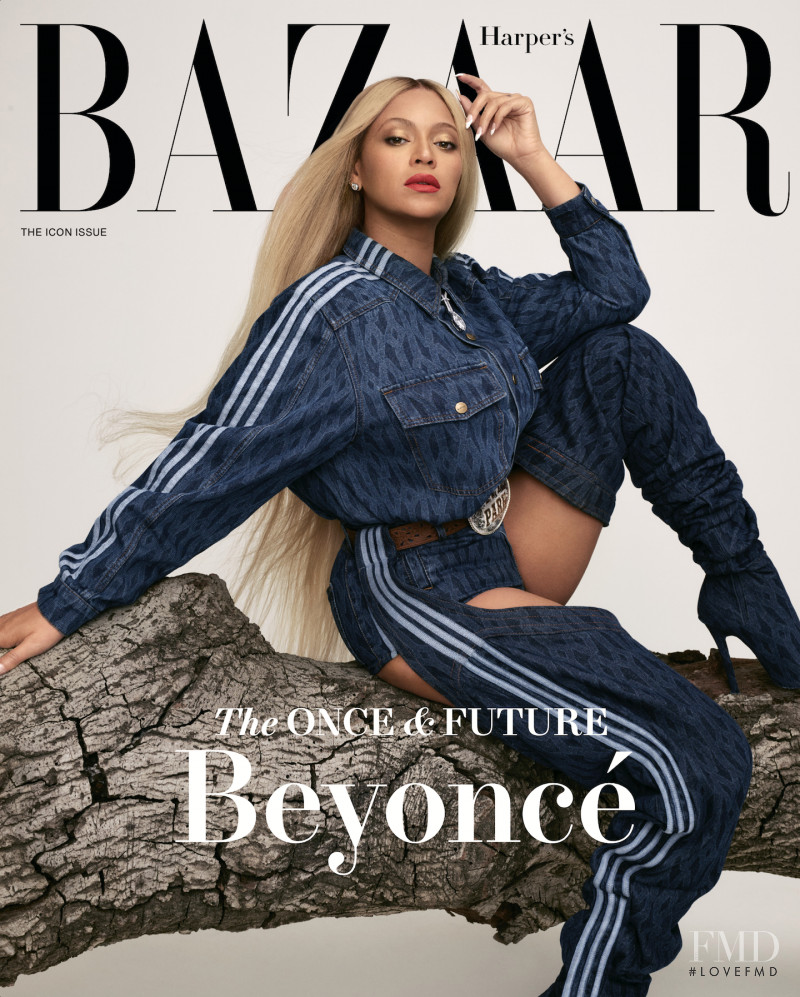 Beyonce featured on the Harper\'s Bazaar USA cover from September 2021