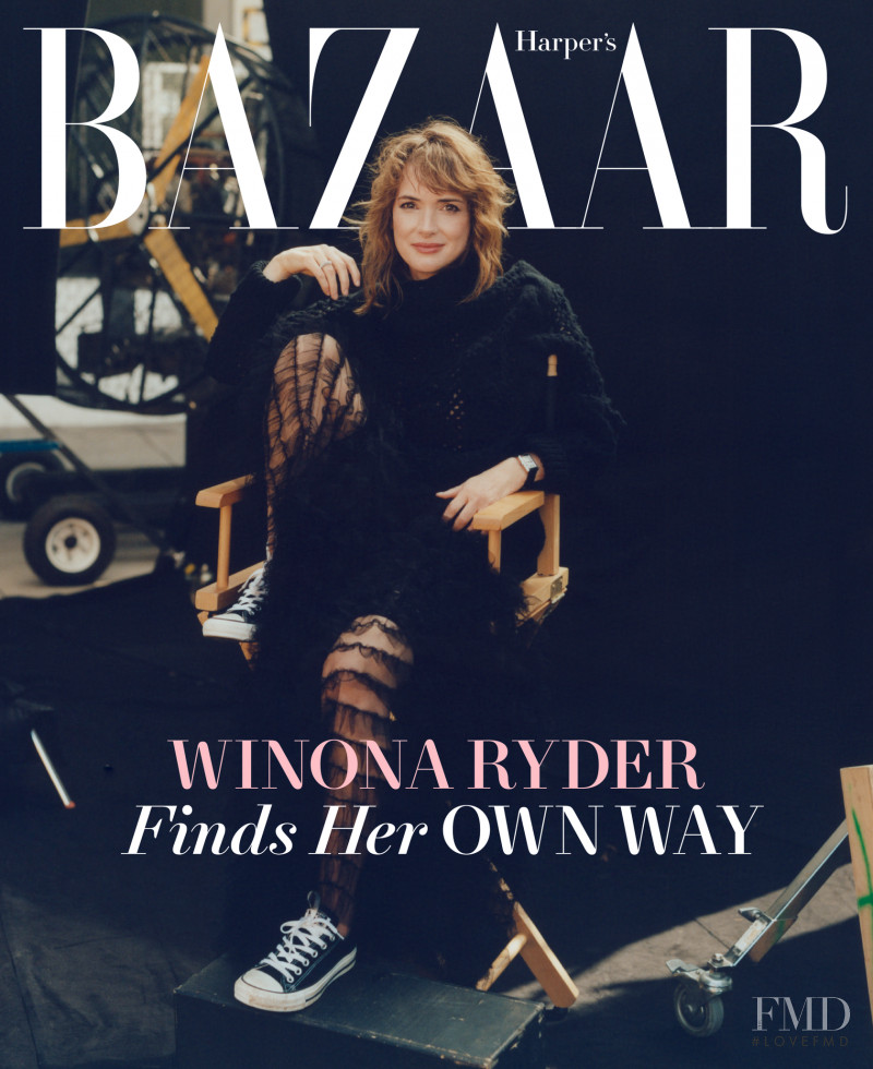 Winona Ryder featured on the Harper\'s Bazaar USA cover from July 2022