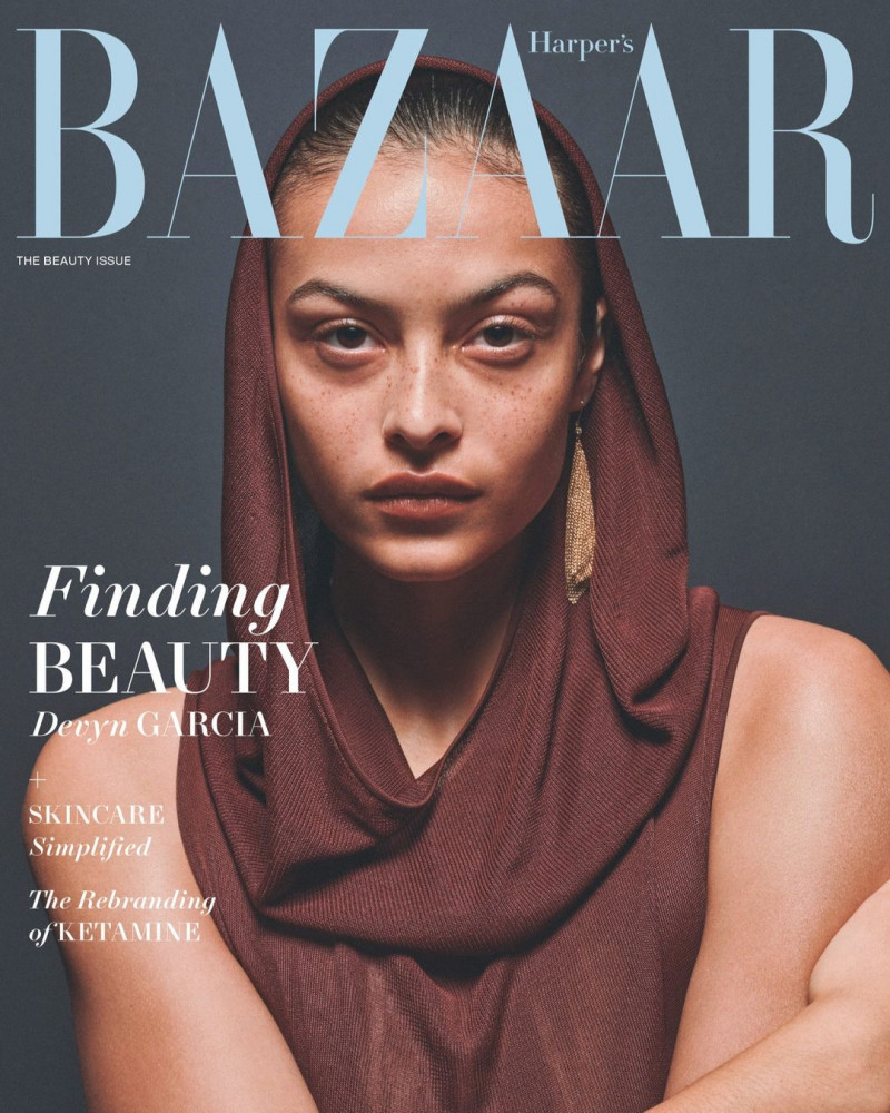 Devyn Garcia featured on the Harper\'s Bazaar USA cover from May 2023