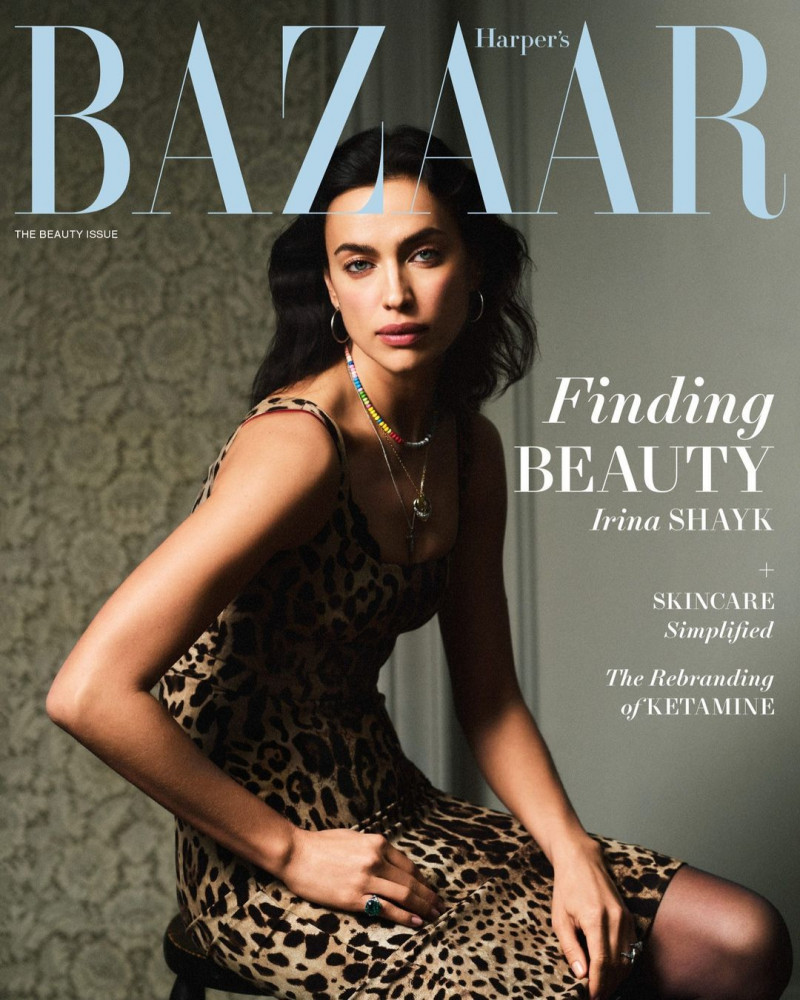 Irina Shayk featured on the Harper\'s Bazaar USA cover from May 2023