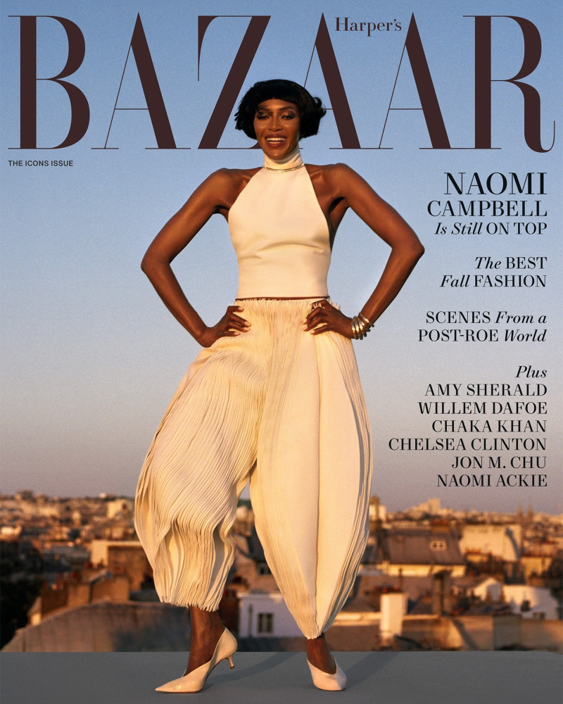 Naomi Campbell featured on the Harper\'s Bazaar USA cover from September 2024