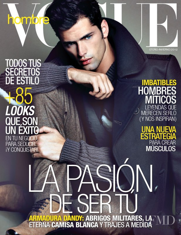 Sean OPry featured on the Vogue Hombre Mexico cover from November 2012