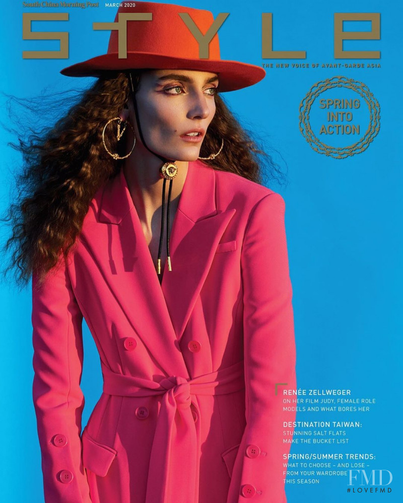Zuzanna Bijoch featured on the SCMP Style cover from March 2020