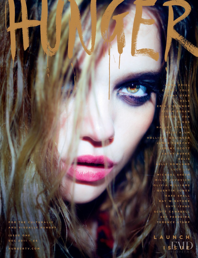 Sky Ferreira featured on the The Hunger cover from December 2011
