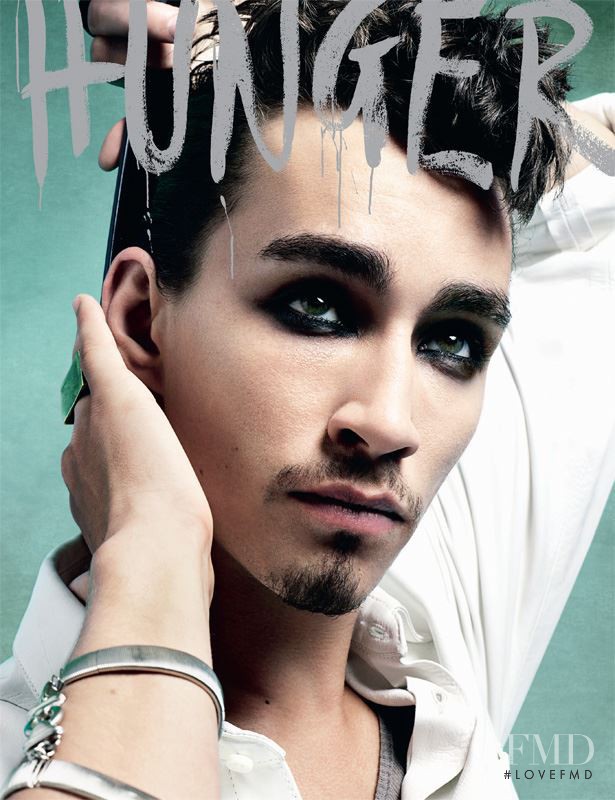 Robert Sheehan featured on the The Hunger cover from May 2012