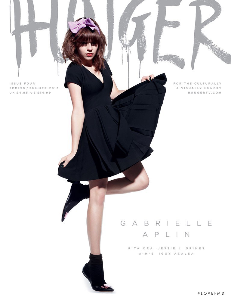 Gabrielle Aplin featured on the The Hunger cover from March 2013