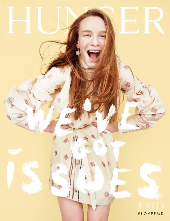 Charlotte Kay featured on the The Hunger cover from February 2015