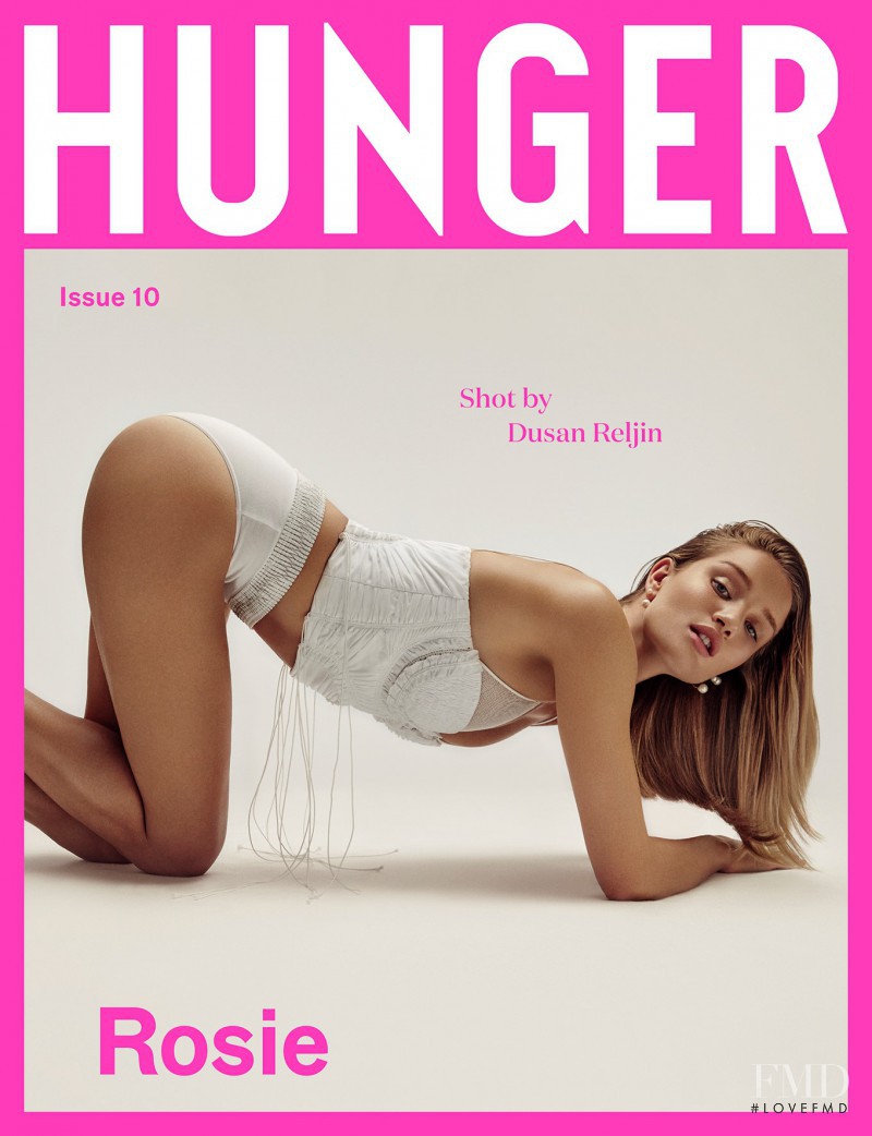 Rosie Huntington-Whiteley featured on the The Hunger cover from February 2016