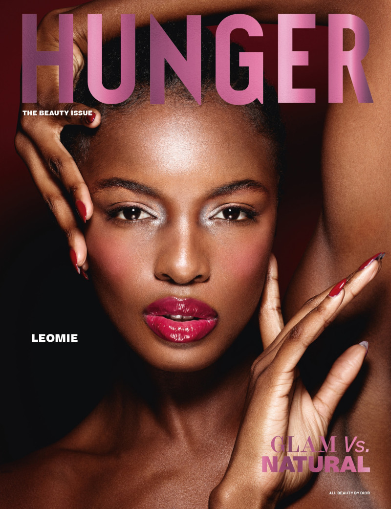 Leomie Anderson featured on the The Hunger cover from December 2021