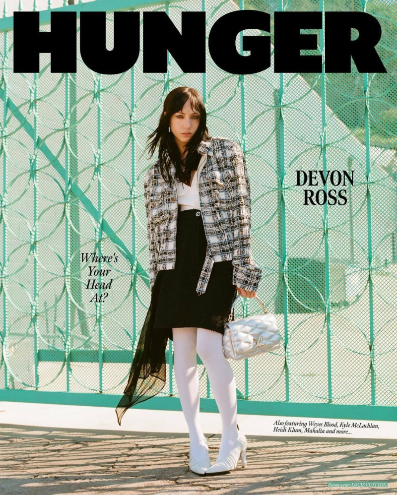 Devon Ross featured on the The Hunger cover from March 2024