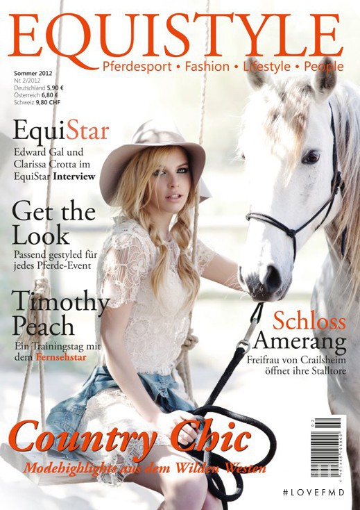 Lucia Spodniakova featured on the EQUISTYLE cover from June 2012