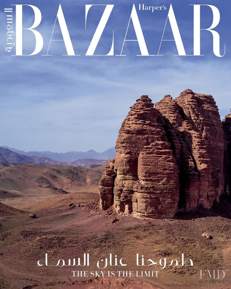 Taleedah Tamer featured on the Harper\'s Bazaar Ukraine cover from March 2021