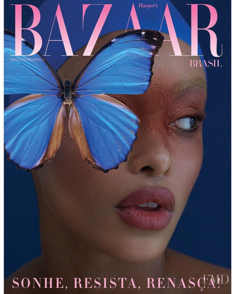  featured on the Harper\'s Bazaar Brazil cover from April 2020