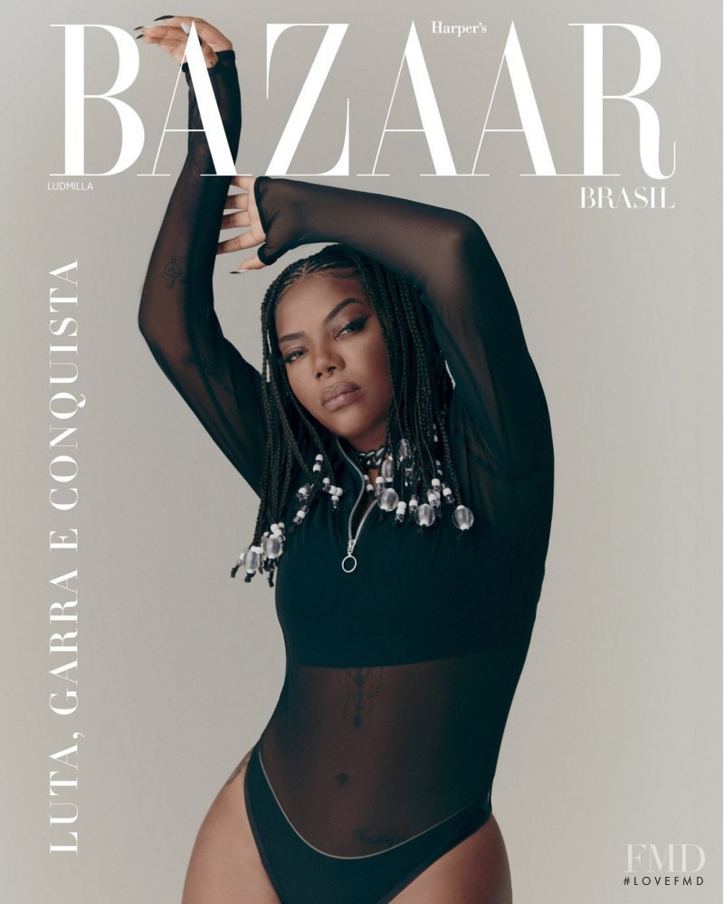 Ludmilla featured on the Harper\'s Bazaar Brazil cover from November 2020