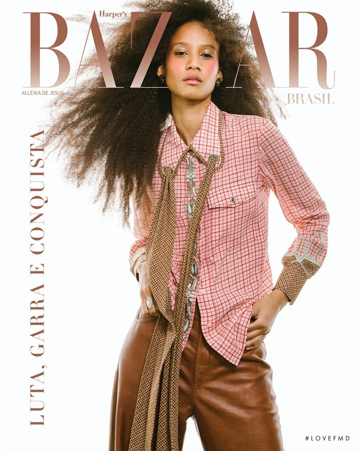 Allexia De Jesus featured on the Harper\'s Bazaar Brazil cover from November 2020