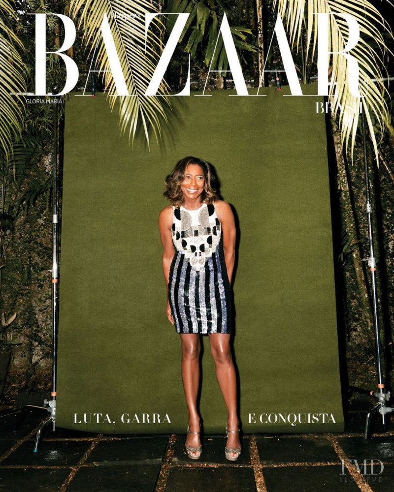 Gloria Maria featured on the Harper\'s Bazaar Brazil cover from November 2020