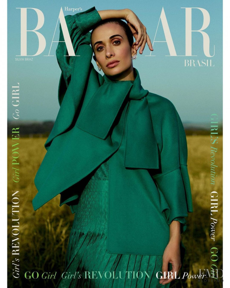 Silvia Bussade Braz featured on the Harper\'s Bazaar Brazil cover from September 2020