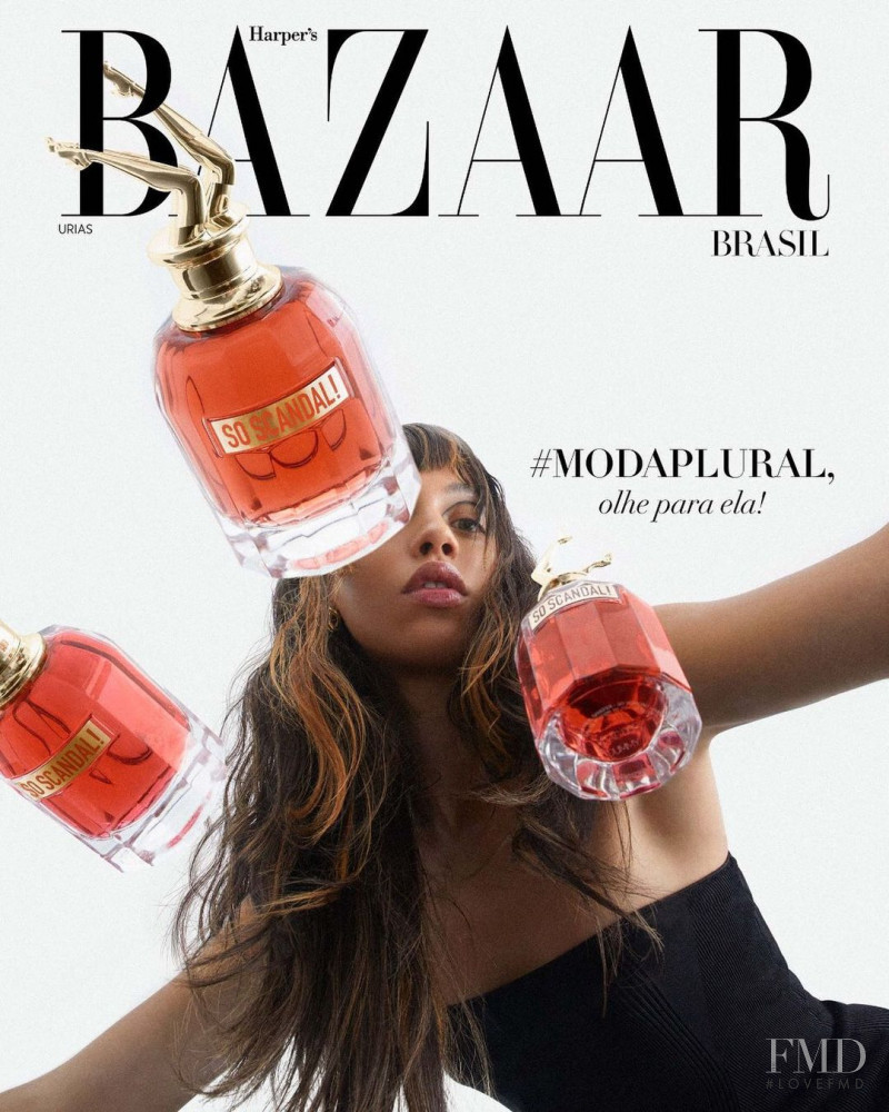 Urias featured on the Harper\'s Bazaar Brazil cover from February 2021
