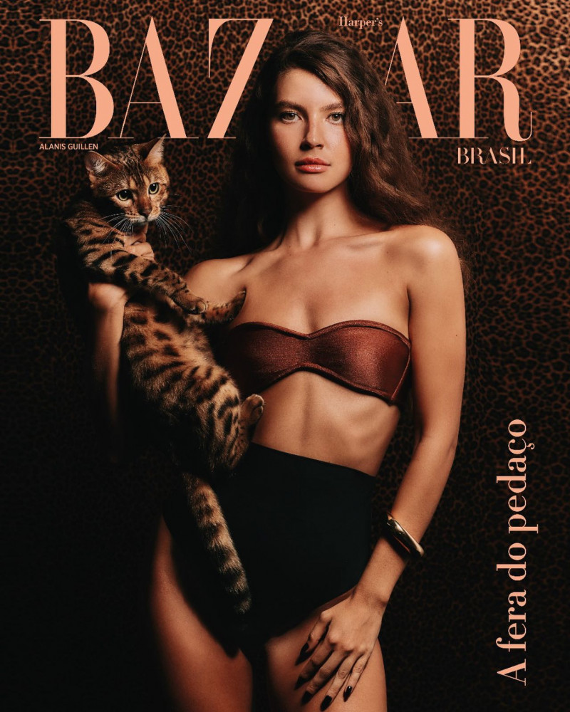  featured on the Harper\'s Bazaar Brazil cover from April 2022