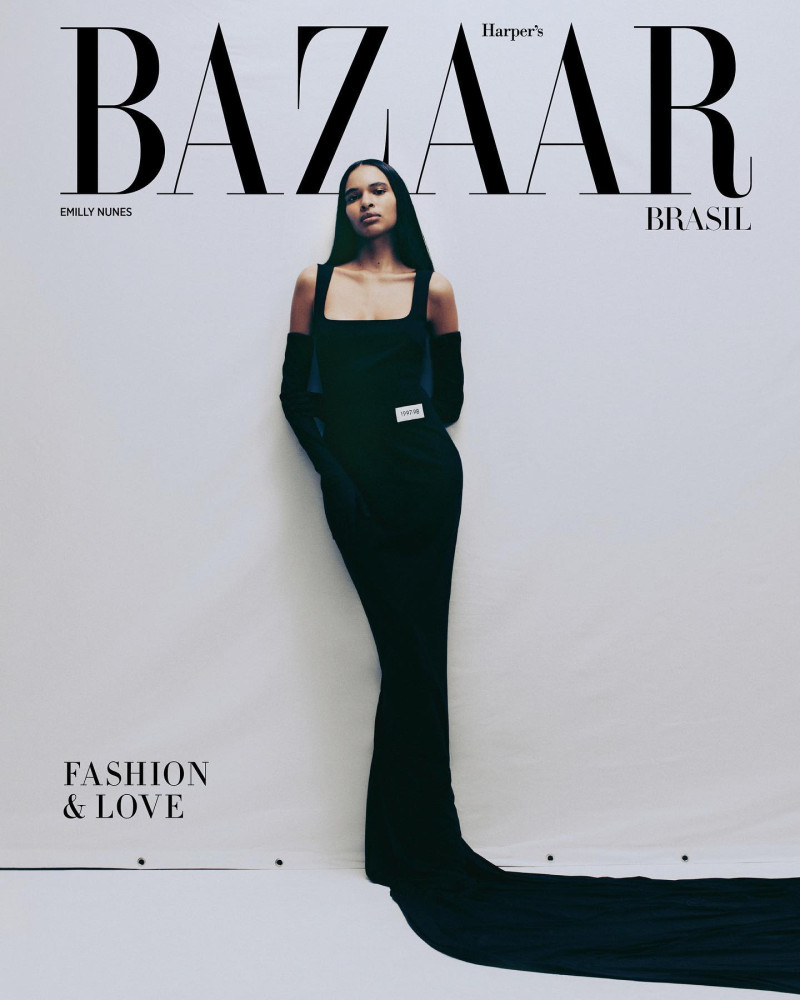 Emilly Nunes featured on the Harper\'s Bazaar Brazil cover from June 2023