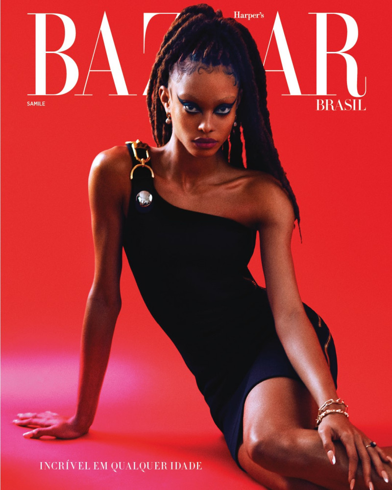 Samile Bermannelli featured on the Harper\'s Bazaar Brazil cover from May 2023