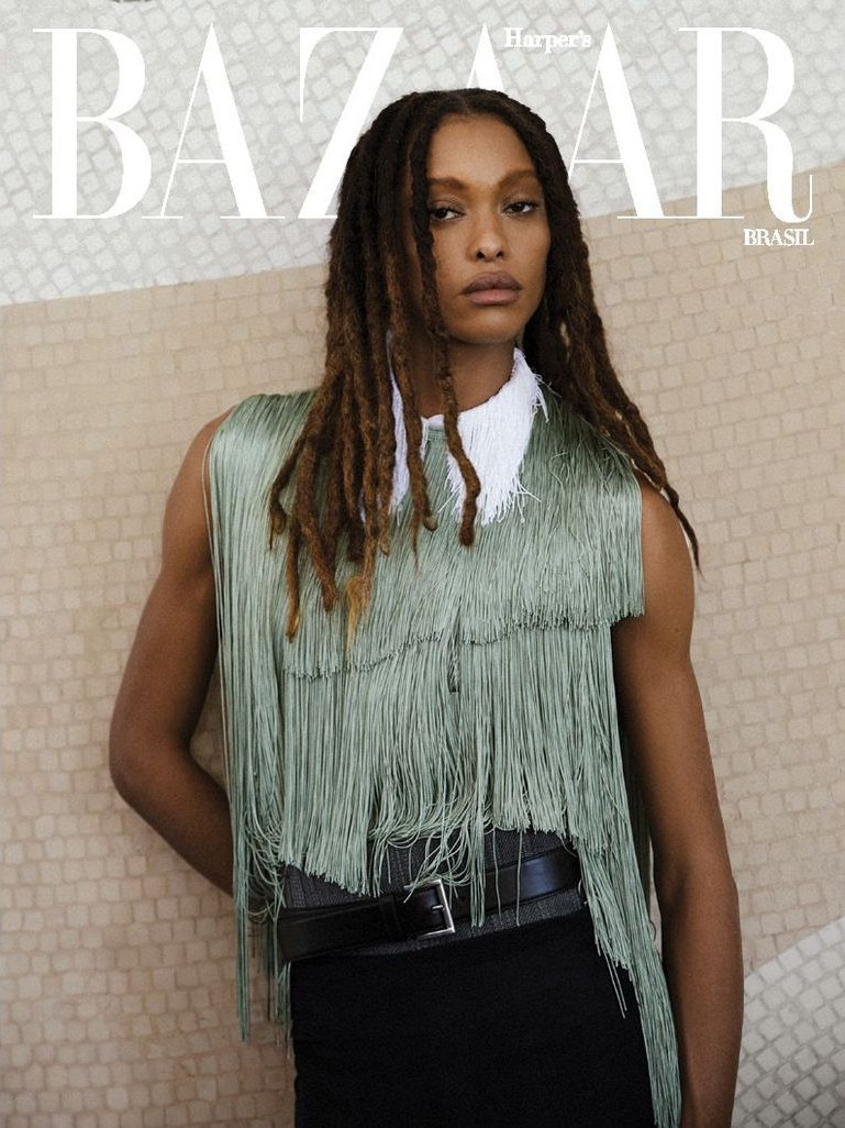 Samile Bermannelli featured on the Harper\'s Bazaar Brazil cover from March 2024