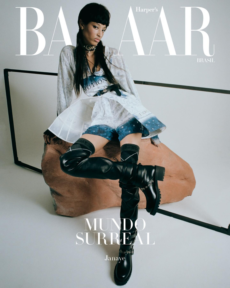 Janaye Furman featured on the Harper\'s Bazaar Brazil cover from November 2024