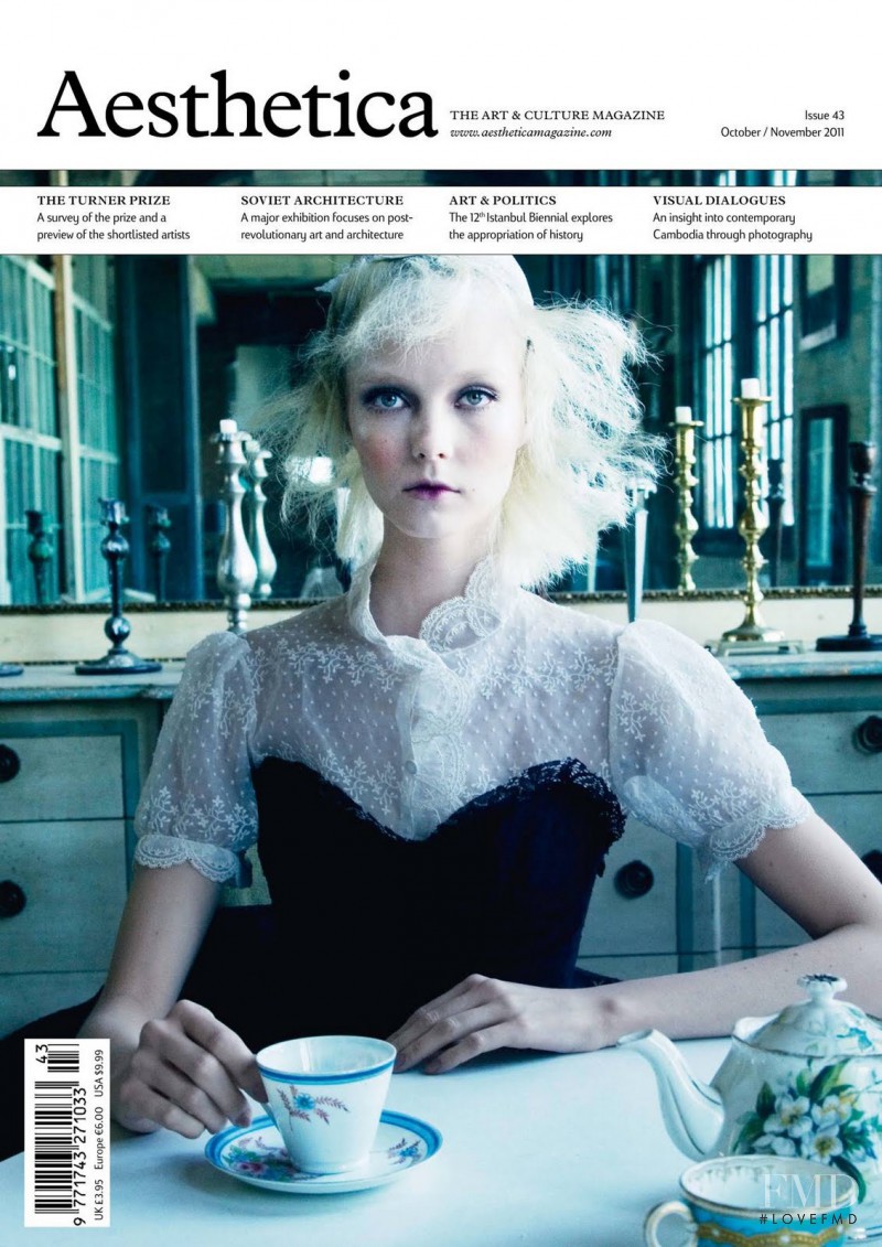 Kristy Kaurova featured on the Aesthetica Magazine cover from November 2011