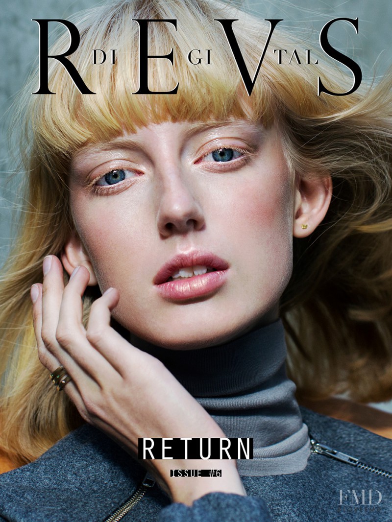 Laura Hagested featured on the REVS cover from November 2014