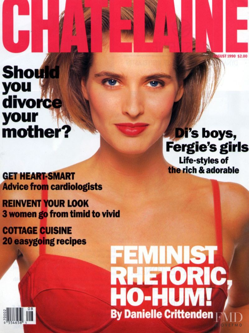 Cathy Fedoruk featured on the Châtelaine cover from August 1990