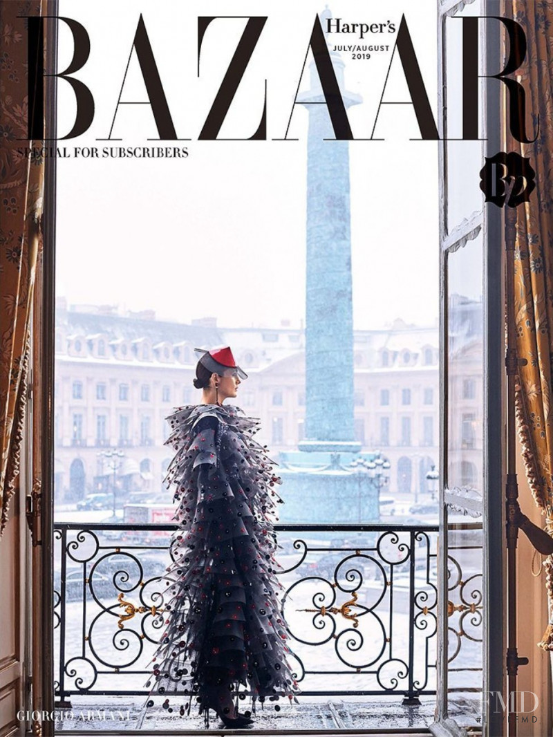  featured on the Harper\'s Bazaar Japan cover from July 2019