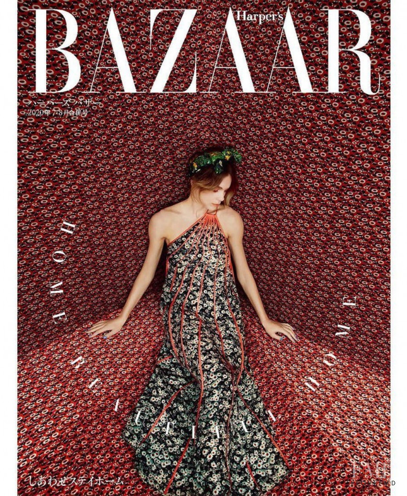 Kim Noorda featured on the Harper\'s Bazaar Japan cover from July 2020