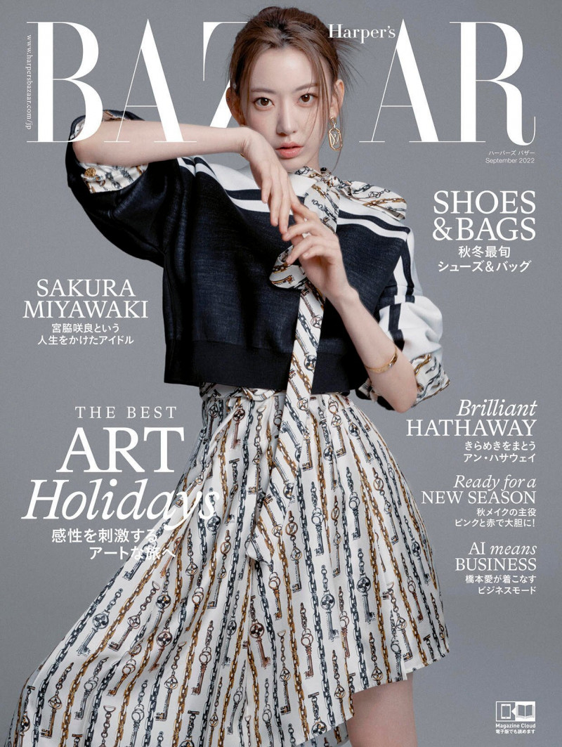  featured on the Harper\'s Bazaar Japan cover from September 2022