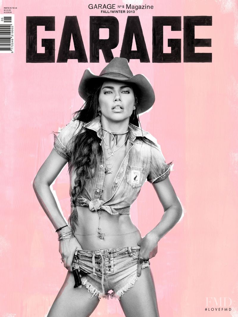 Adriana Lima featured on the Garage cover from September 2013