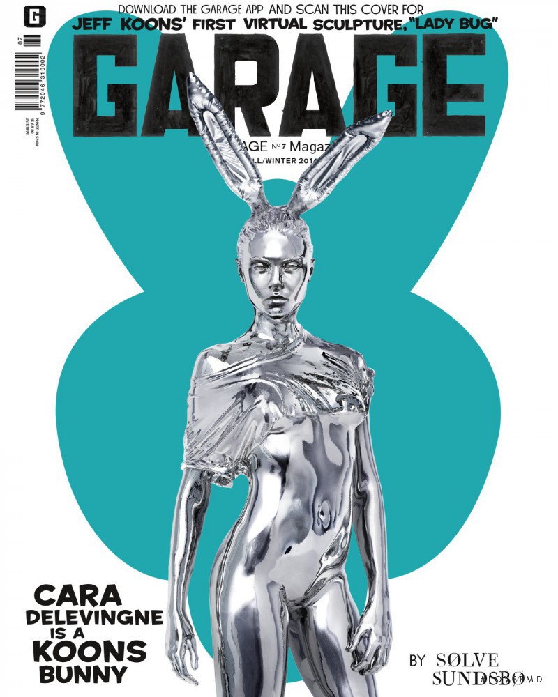Cara Delevingne featured on the Garage cover from September 2014