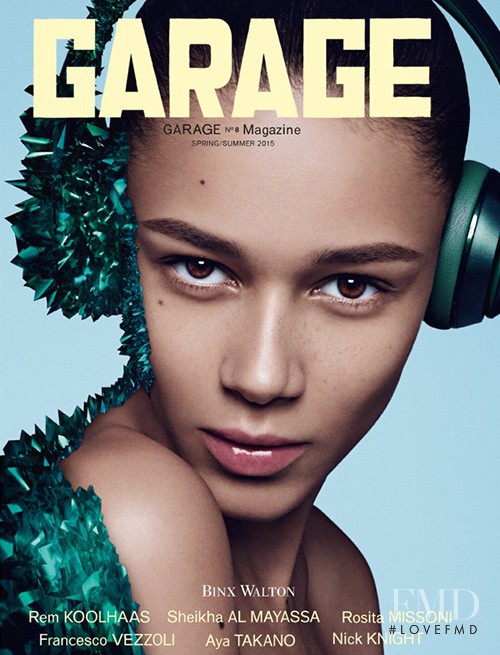 Binx Walton featured on the Garage cover from March 2015