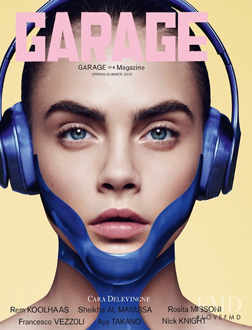 Cara Delevingne featured on the Garage cover from March 2015