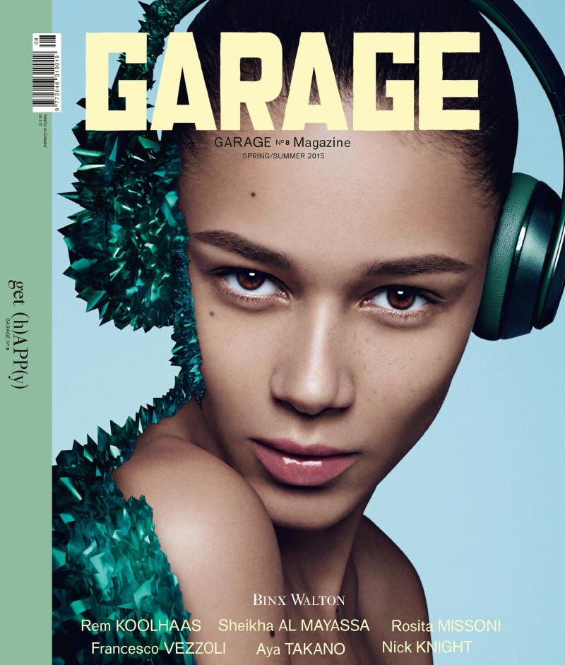 Binx Walton featured on the Garage cover from March 2015