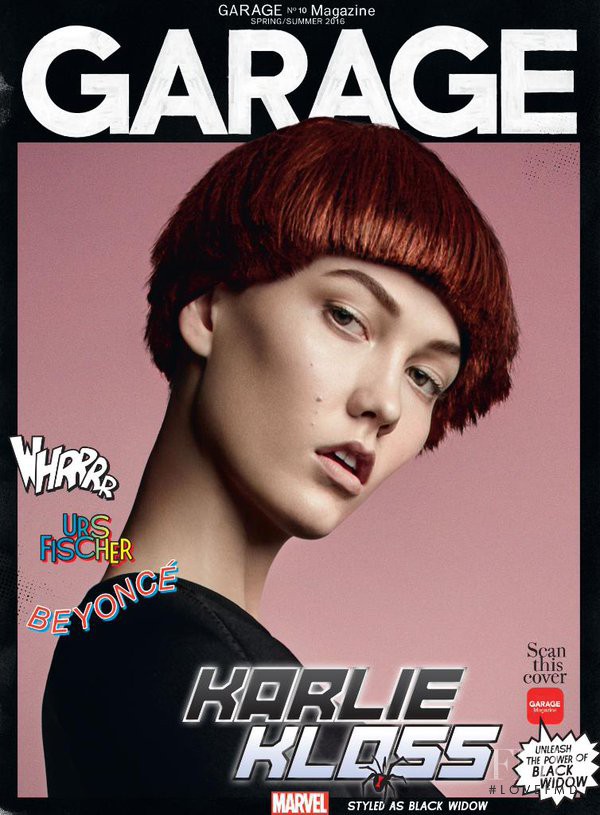 Karlie Kloss featured on the Garage cover from February 2016