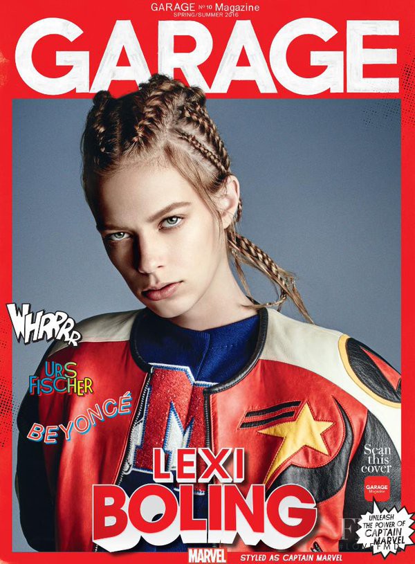 Lexi Boling featured on the Garage cover from February 2016