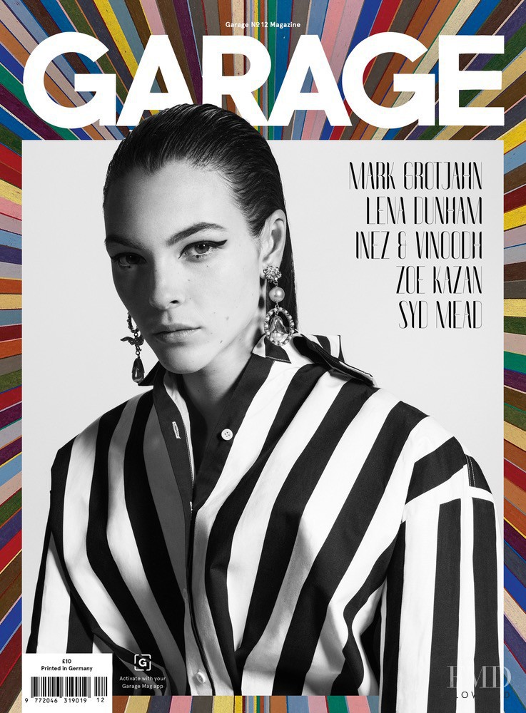 Vittoria Ceretti featured on the Garage cover from February 2017