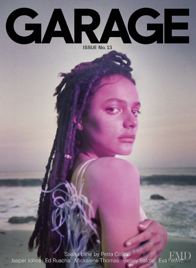 Sasha Lane featured on the Garage cover from September 2017