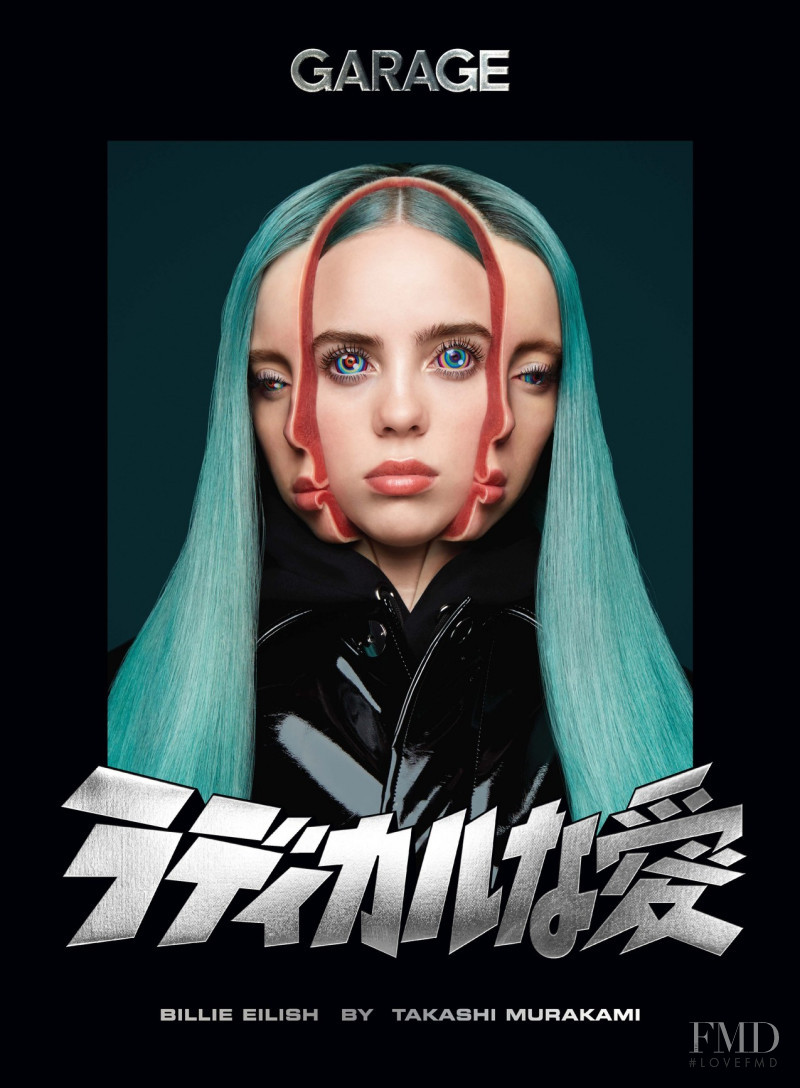 Billie Eilish featured on the Garage cover from February 2019