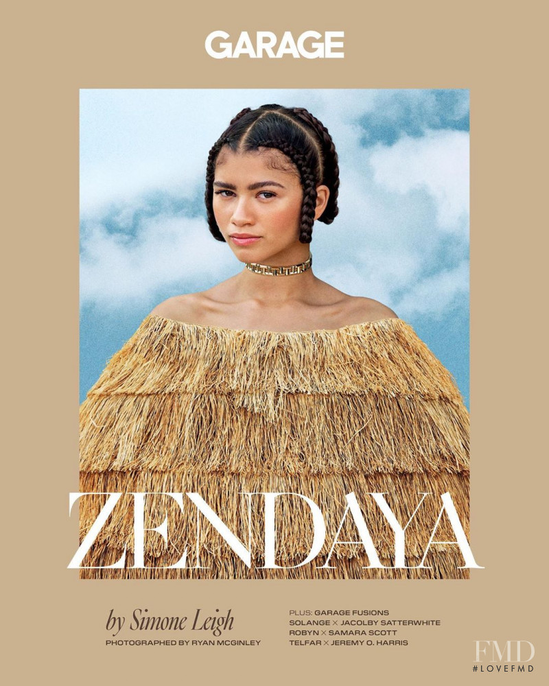 Zendaya featured on the Garage cover from September 2019